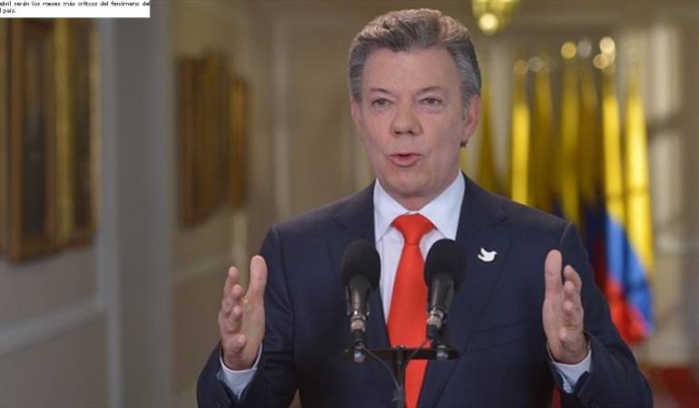 Marzo y abril serán los meses más críticos del fenómeno del niño en el país.