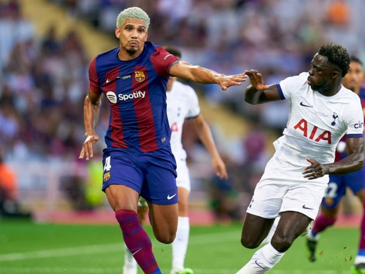 Davinson Sánchez recupera sensaciones ante Barcelona previo al inicio de la Premier