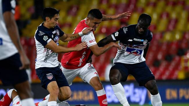 Santa Fe vs. Junior en la Liga Colombiana