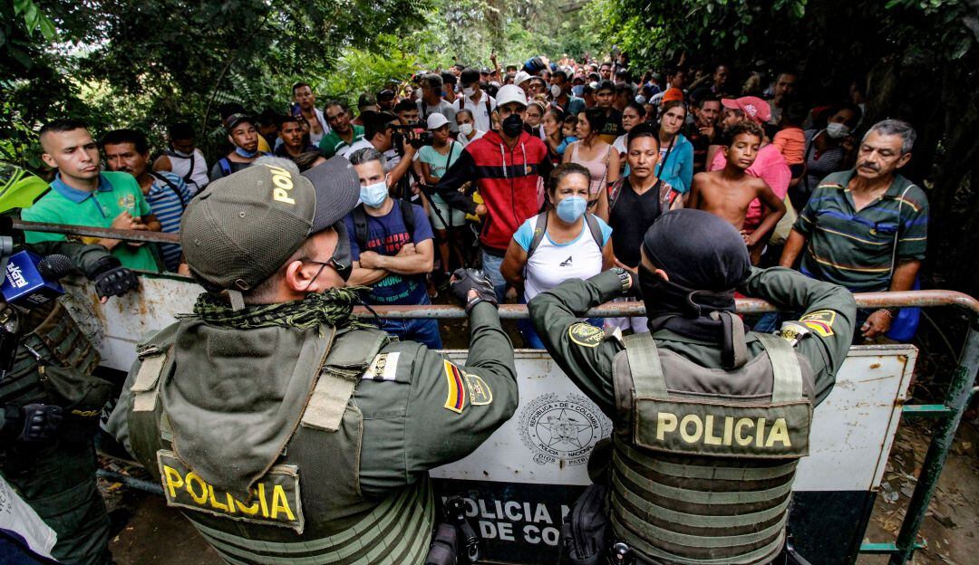 La frontera colombovenezolana permanece cerrada ante la pandemia y la crisis diplomática. 