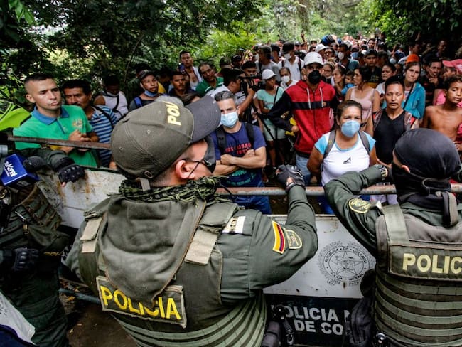 La frontera colombovenezolana permanece cerrada ante la pandemia y la crisis diplomática. 