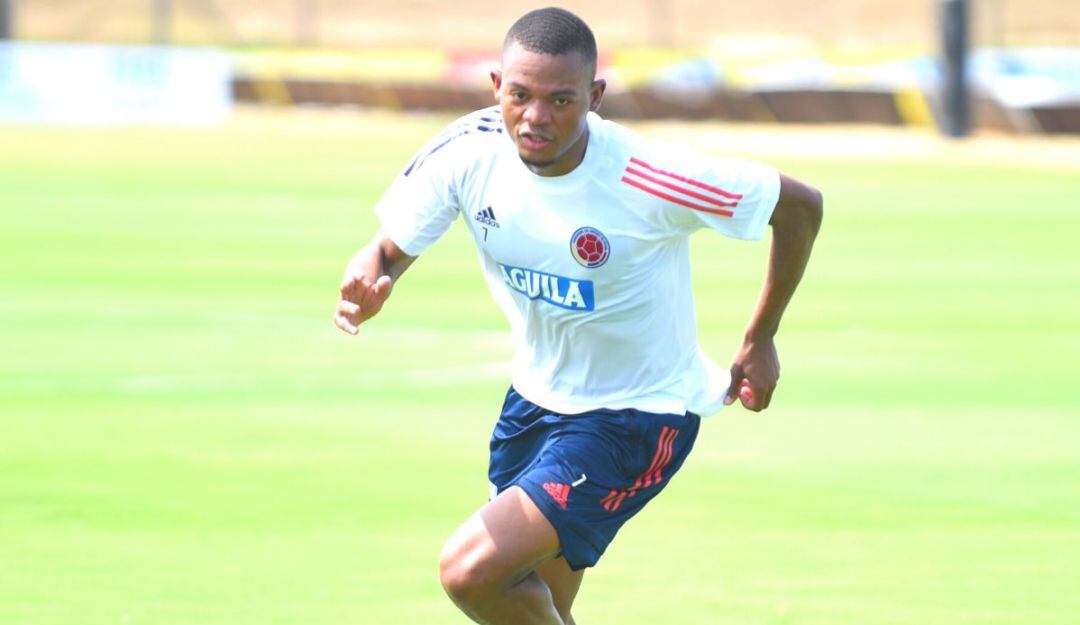 Harold Preciado fue uno de los primeros jugadores en sumarse a la concentración de la Selección Colombia.