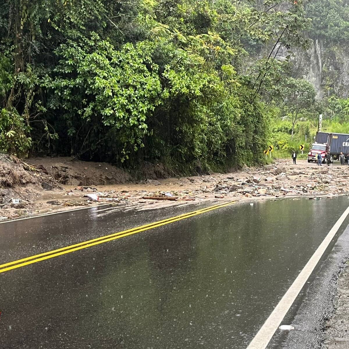 Difícil panorama vial del Tolima tras lluvias torrenciales