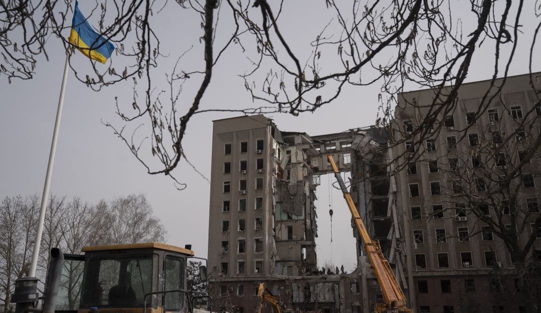 Sede de la administración publica de Mikolaiv, Ucrania. 