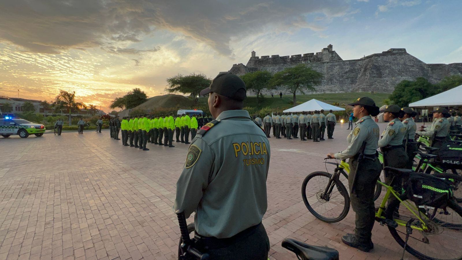 3.000 policías integran componente de seguridad para Navidad y fin de año en Cartagena