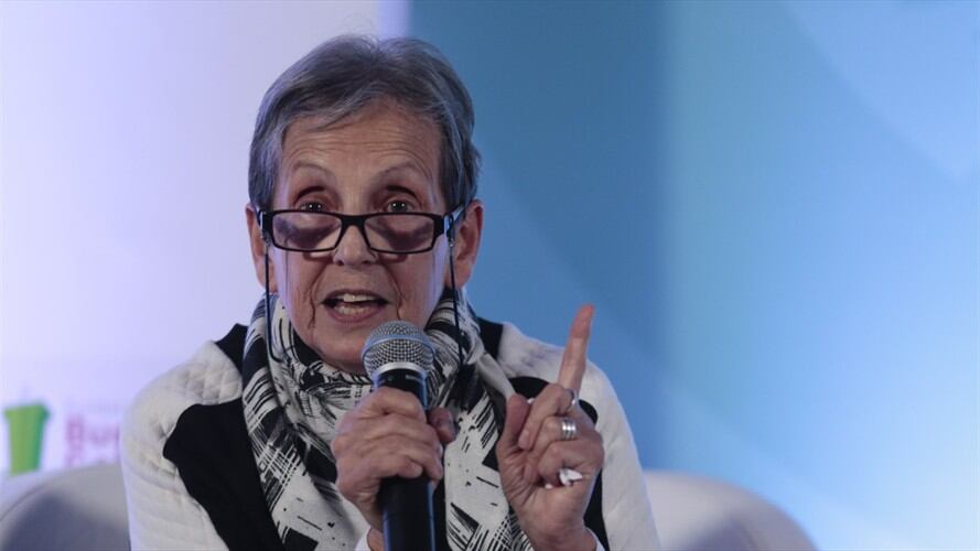 Florence Thomas habla en La W. Foto: Colprensa