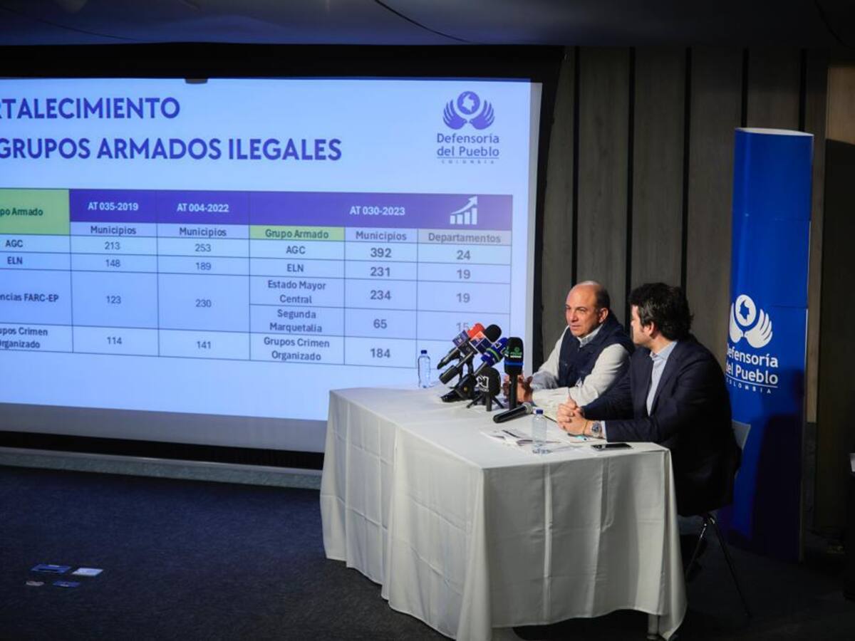 Grupos armados nos están ganando terreno y necesitamos presencia institucional: Defensor