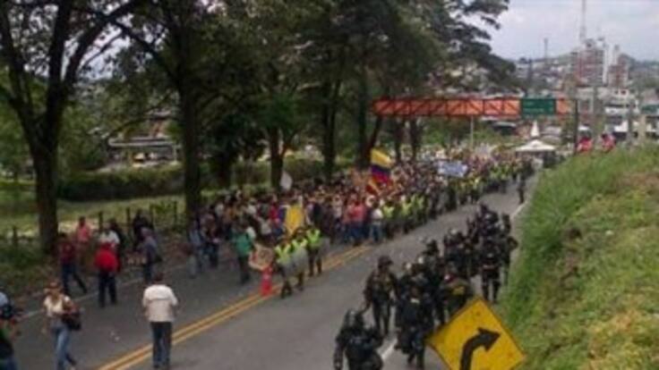 Hay concentraciones pero no taponamiento de vías nacionales: Policía de Carreteras