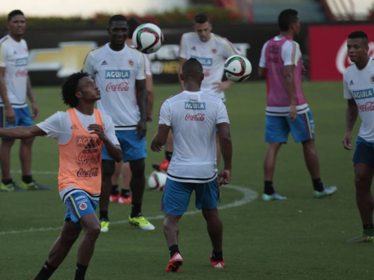 Colombia completó su primera jornada de entrenamiento en Montevideo