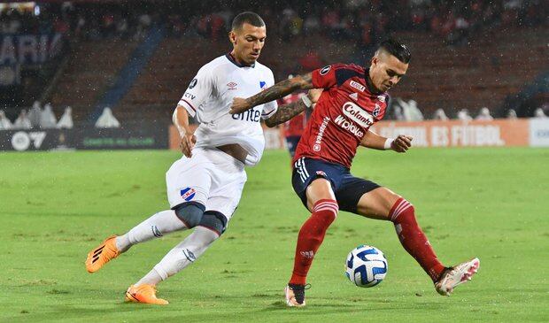 Medellín derrotó a Nacional de Montevideo en Copa Libertadores. Foto: Twitter @portalmvd