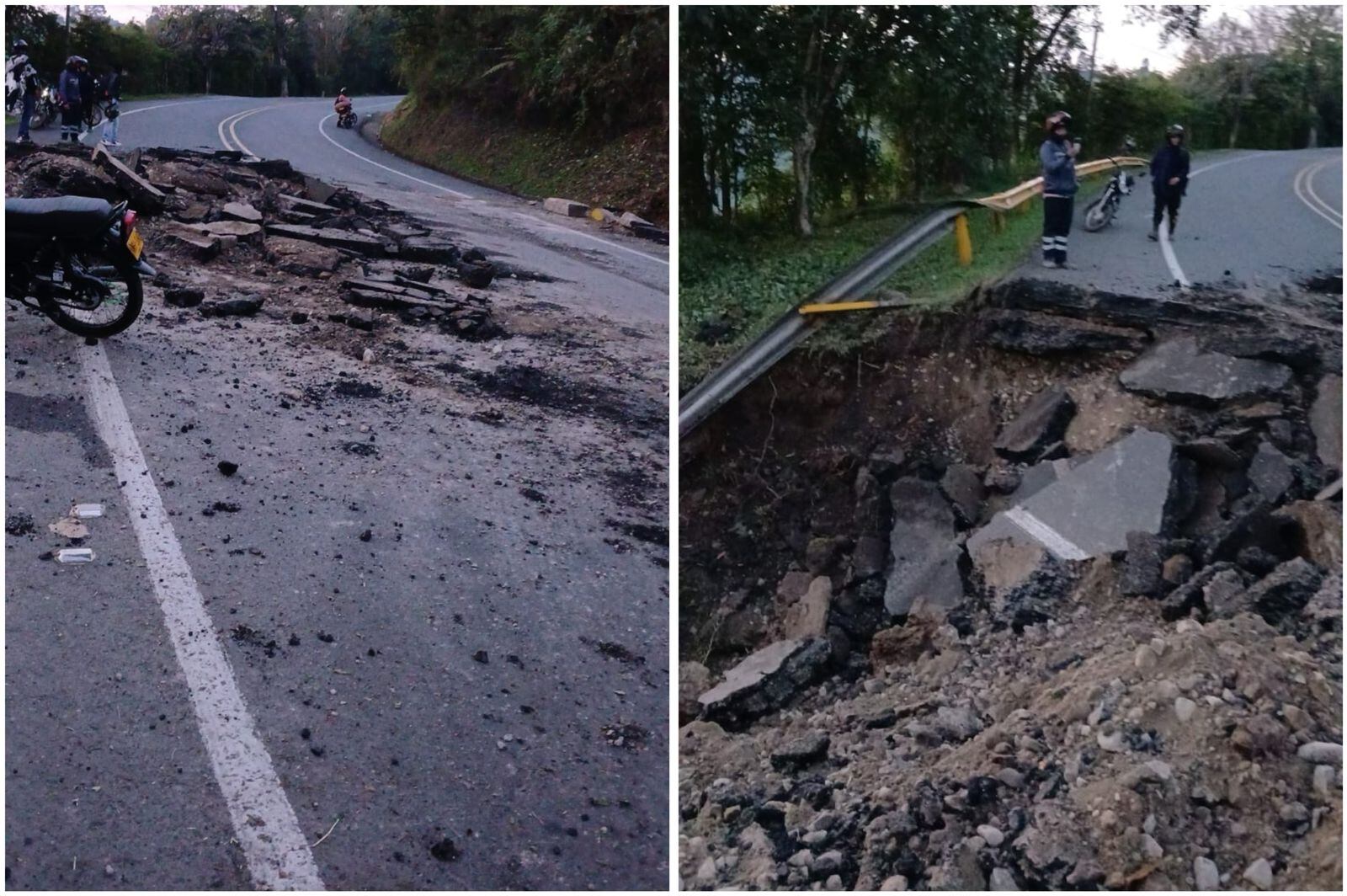 Atentado terrorista en la vía Panamericana entre Popayán y Cali - Nuevo Cauca