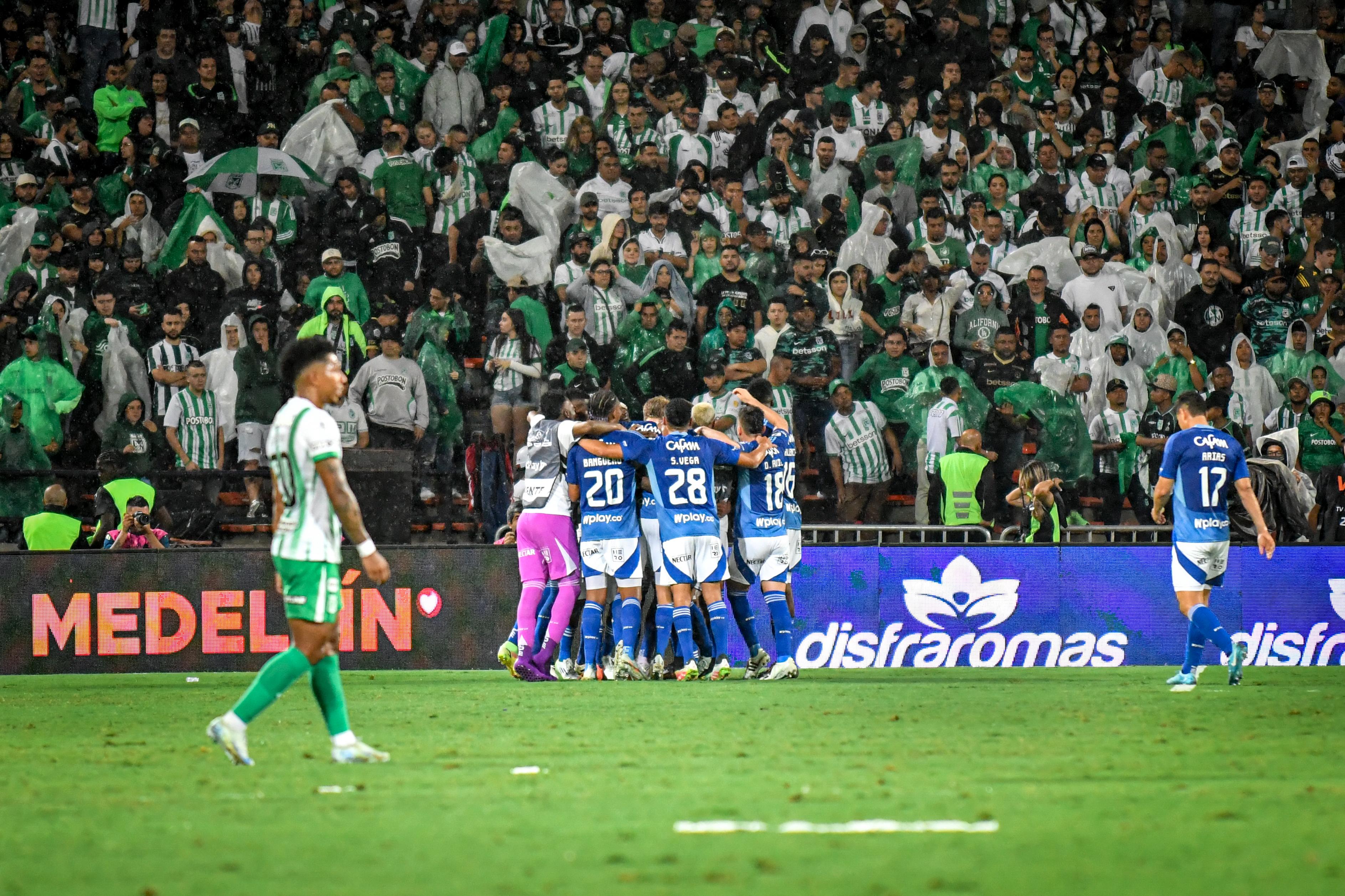 Atlético Nacional vs. Millonarios - fecha  5 cuandrangulares - Liga Betplay. Foto: David Jaramillo - Colprensa.