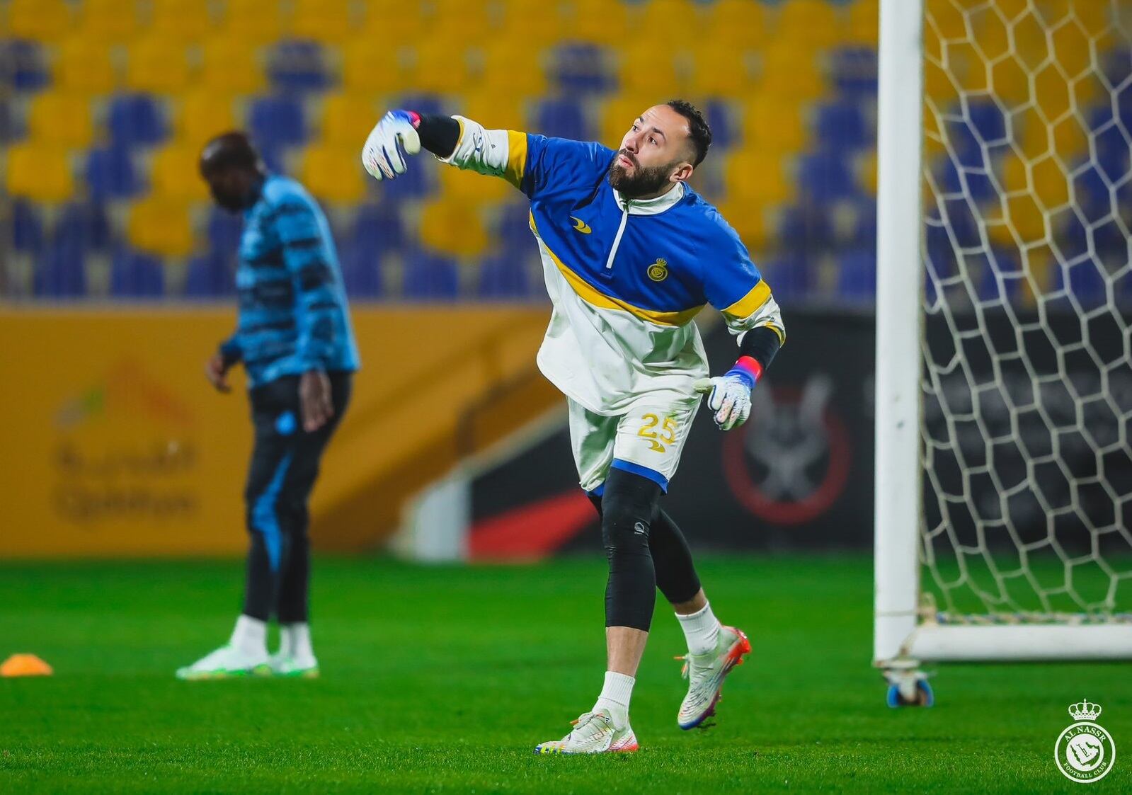David Ospina en entrenamiento con el Al Nassr / Foto Al Nassr
