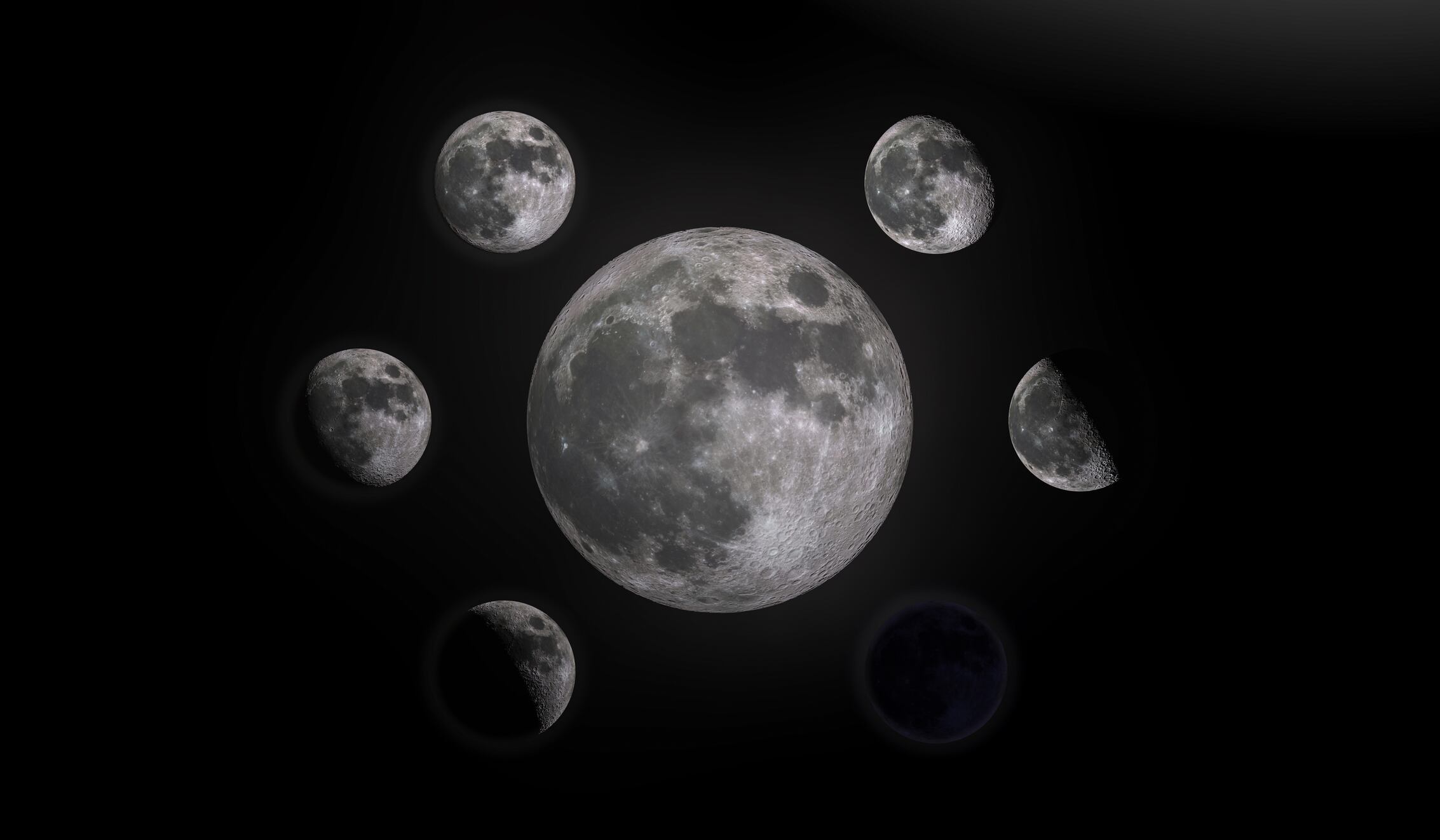 Fases de la Luna en diciembre (Getty Images)