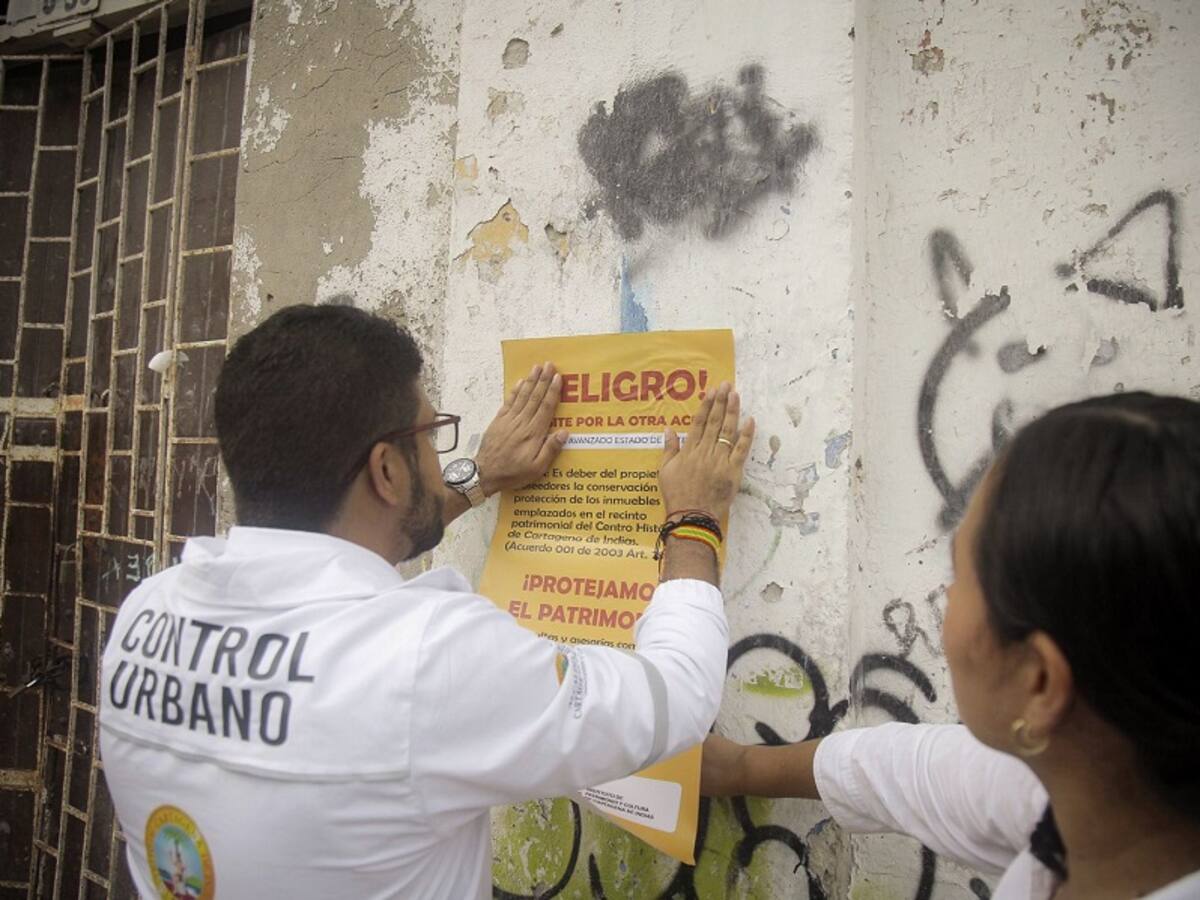 79 inmuebles están en condición de riesgo en el Centro Histórico de Cartagena