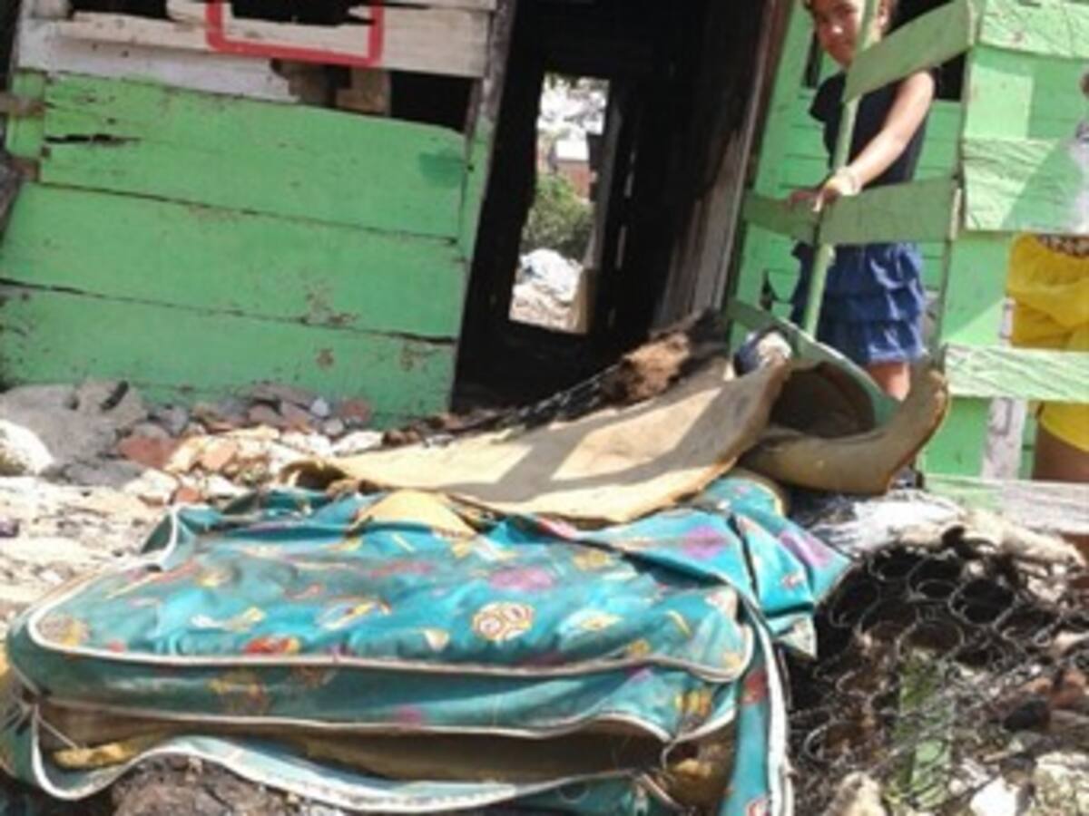 Incendio consumió dos viviendas en Cartagena