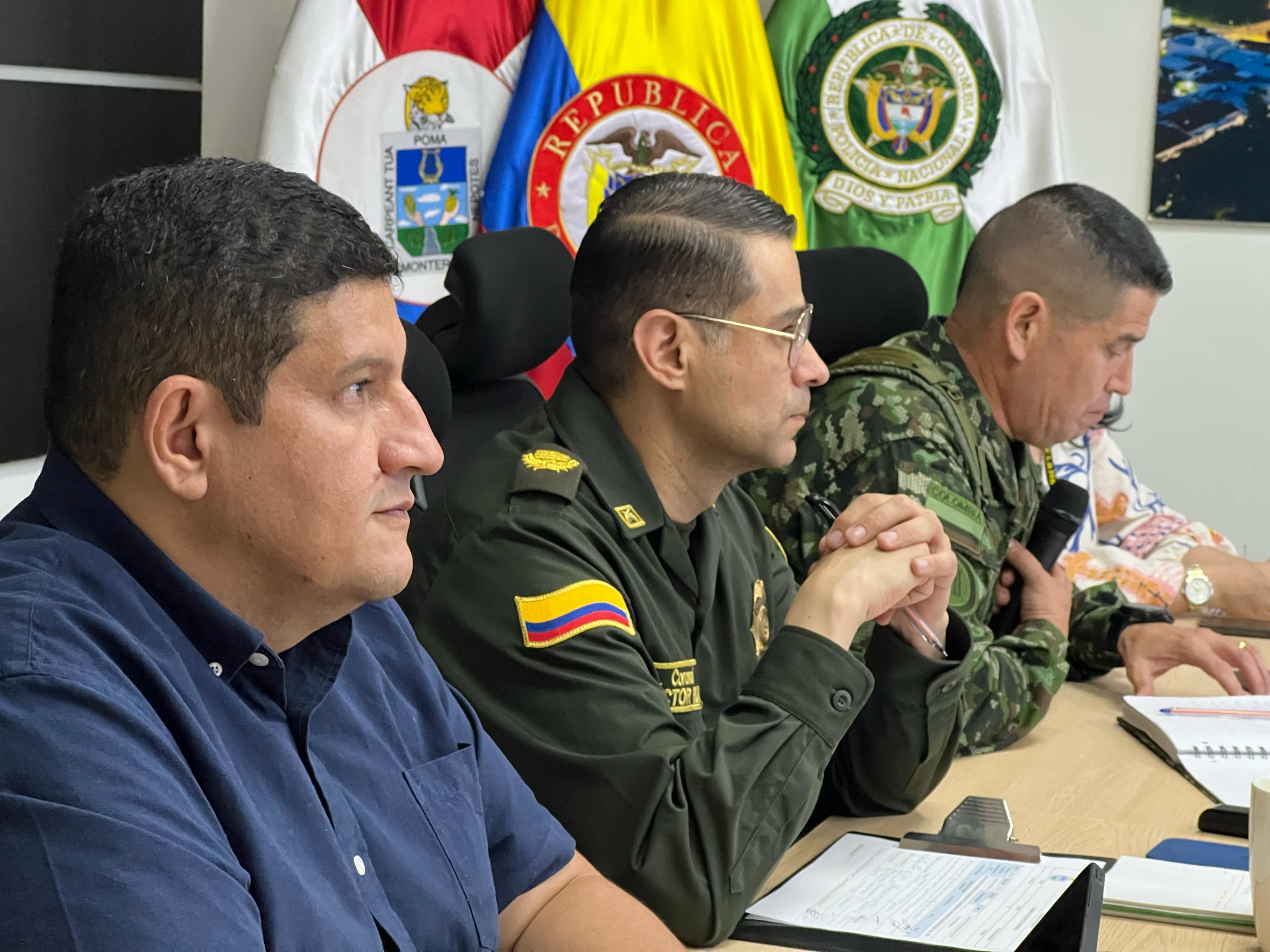 Consejo de Seguridad Extraordinario en Montería tras neutralización de cabecilla del Clan del Golfo.