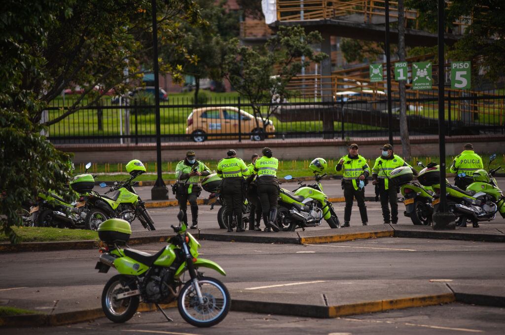 Policía Nacional de Colombia imagen de referencia. Foto: Getty Images.