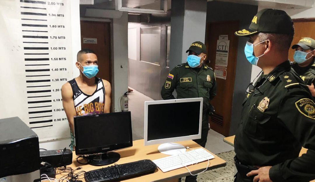 Capturado por la Policía.