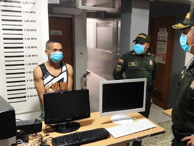 Capturado por la Policía.