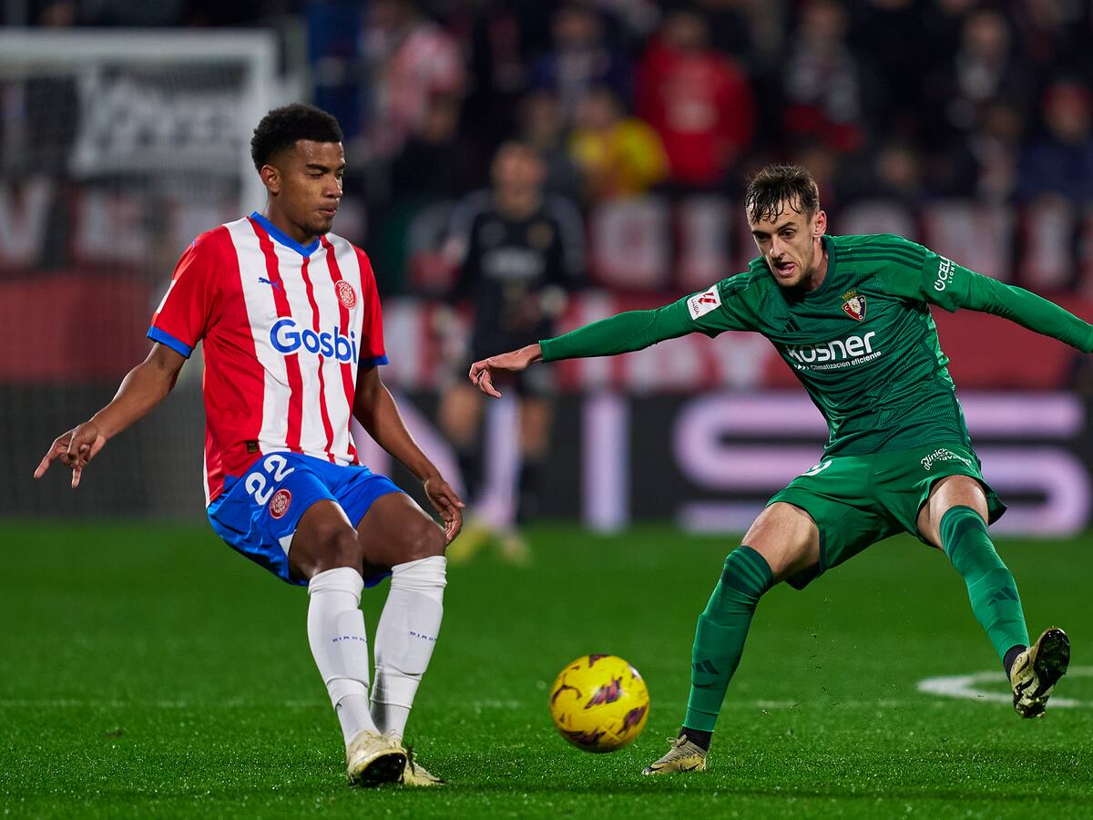 El Girona de Jhon Solís le ganó el duelo de colombianos al Osasuna de Johan Mojica