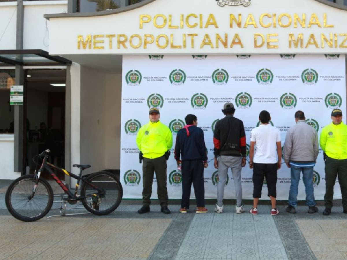 En Manizales capturan a cuatro personas por hurto a residencias