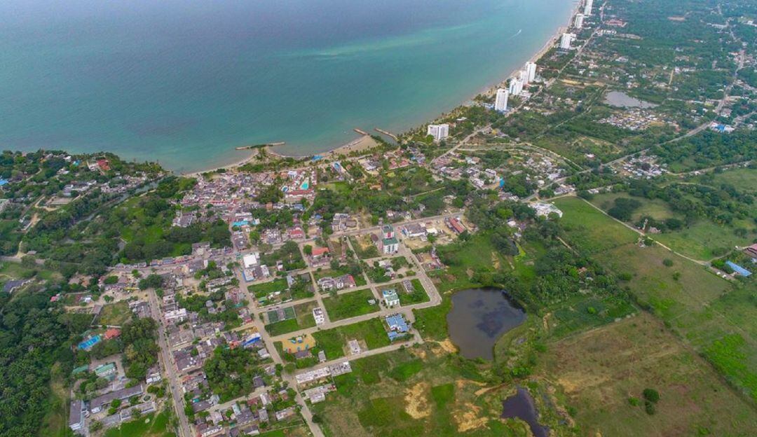Vista aérea de Coveñas