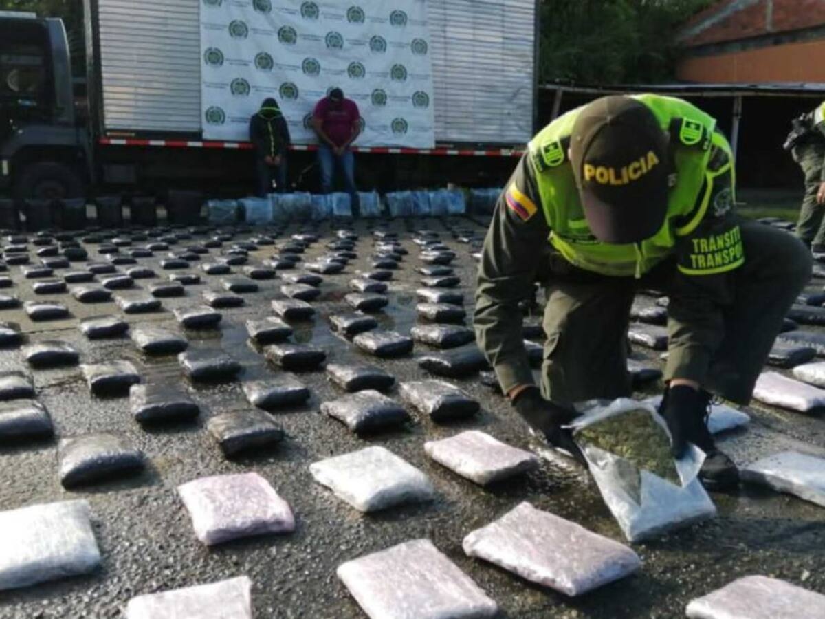 Incautan más de 400 kilogramos de marihuana en Pereira