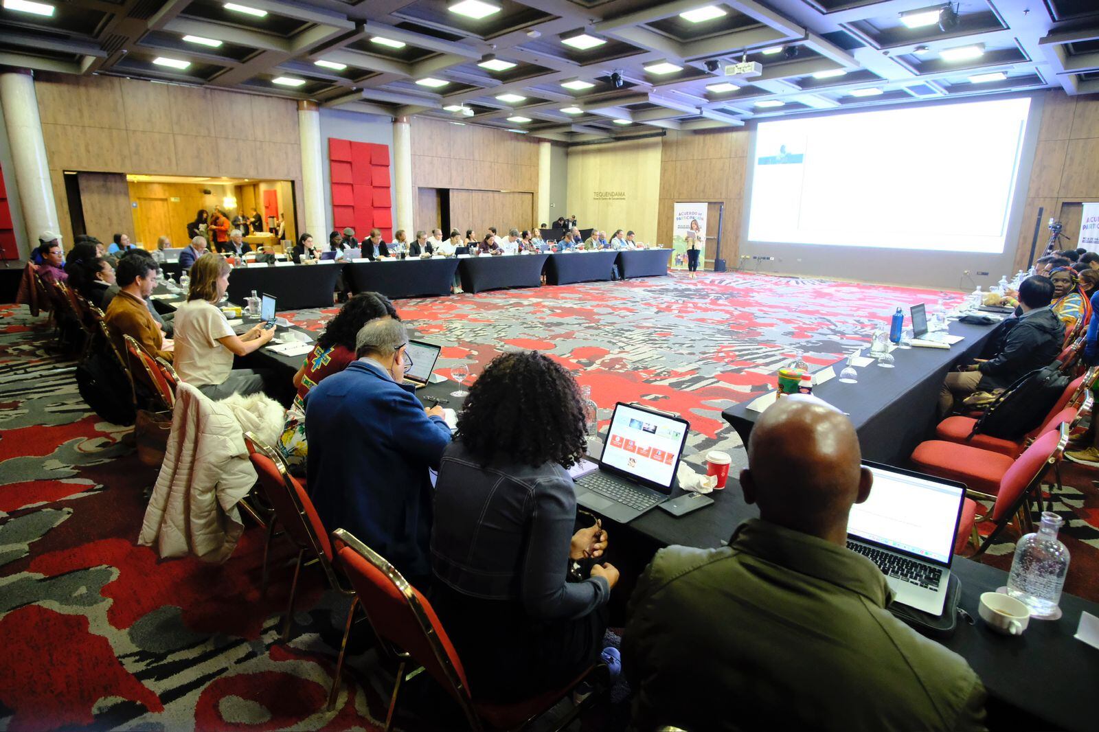 Comité Nacional de la Participación en proceso de paz entre el Gobierno y el ELN. Cortesía