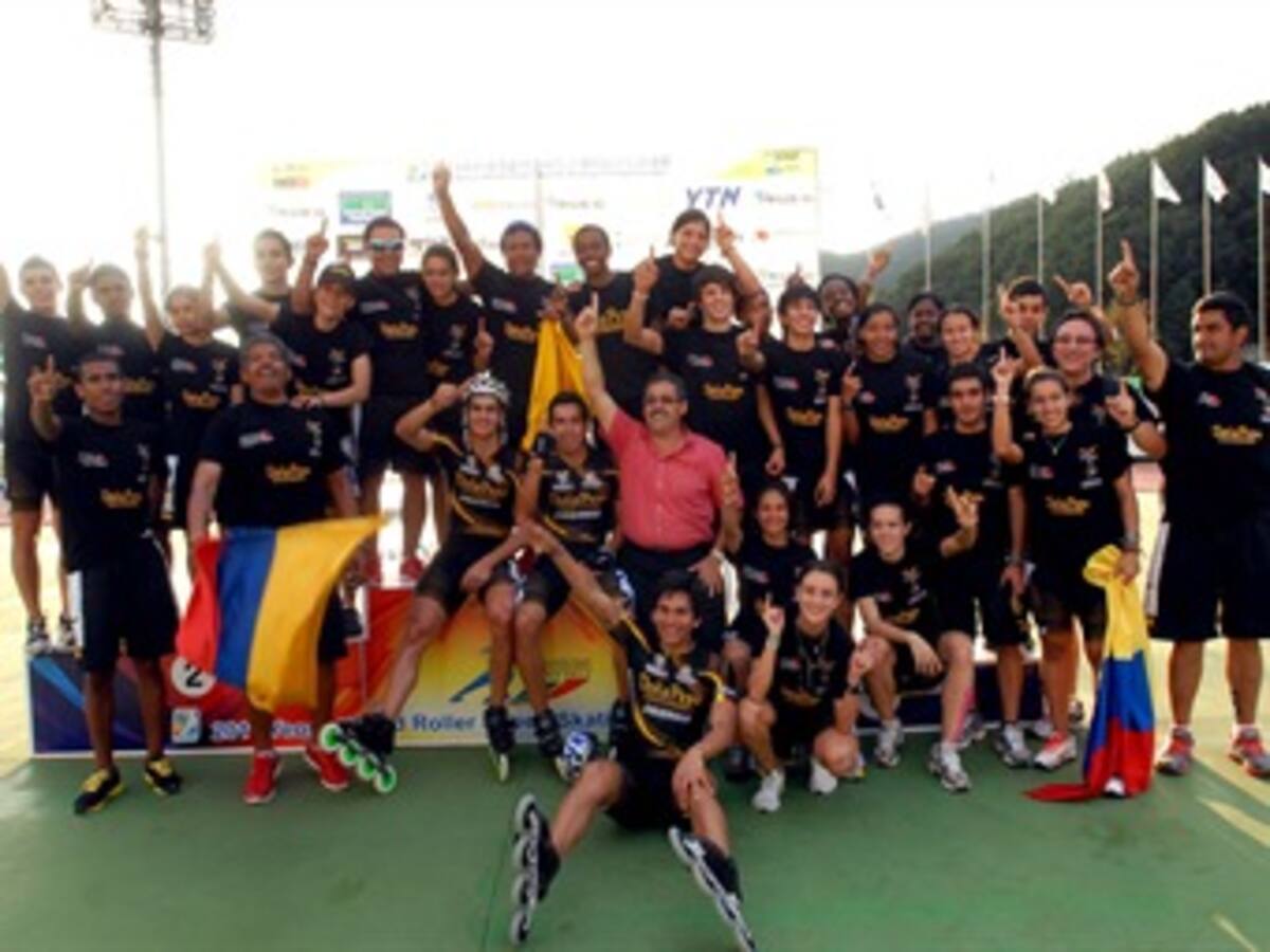 Colombia retuvo título mundial de patinaje en Corea del Sur