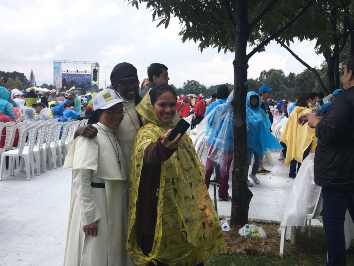 Las fotos se viven con lluvia en el parque
