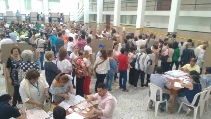 Se acabaron los tarjetones de la consulta de la centro derecha en Bucaramanga