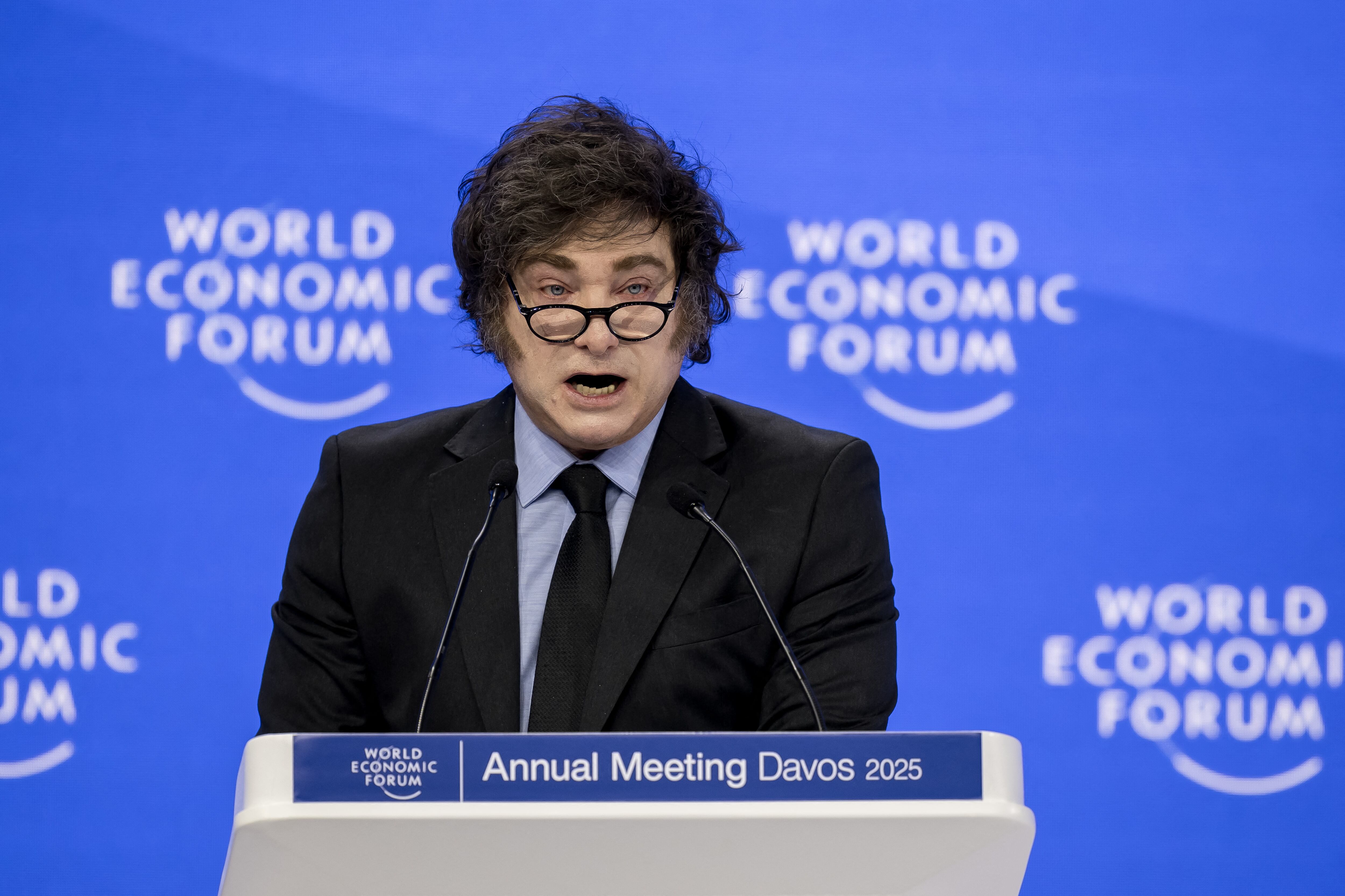 Javier Milei. FOTO: FABRICE COFFRINI/AFP via Getty Images