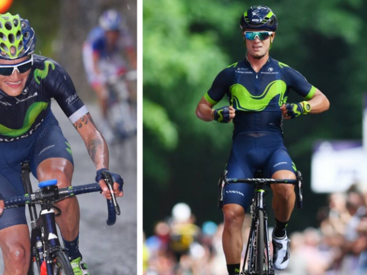 El "Bananito" Betancourt y Winner Anacona renovaron con el Movistar Team