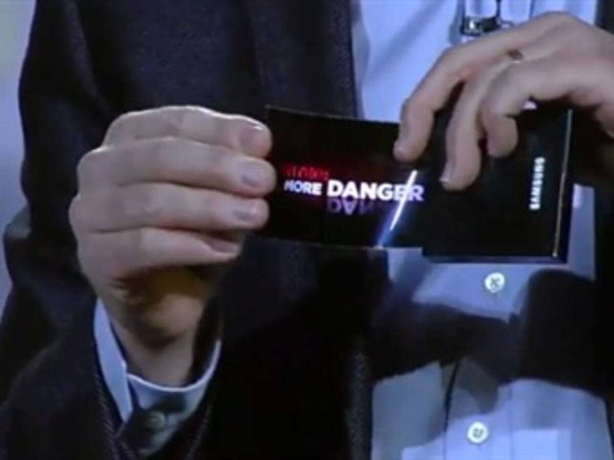 Samsung anuncia nuevo smartphone con pantalla flexible