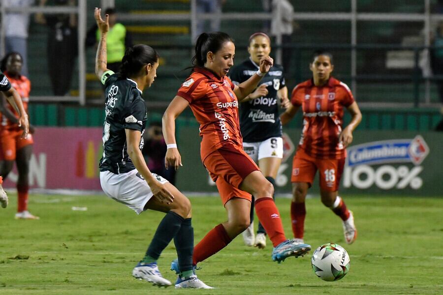 Deportivo Cali y América durante la final ida de la Liga Colombiana 2022 / Colprensa