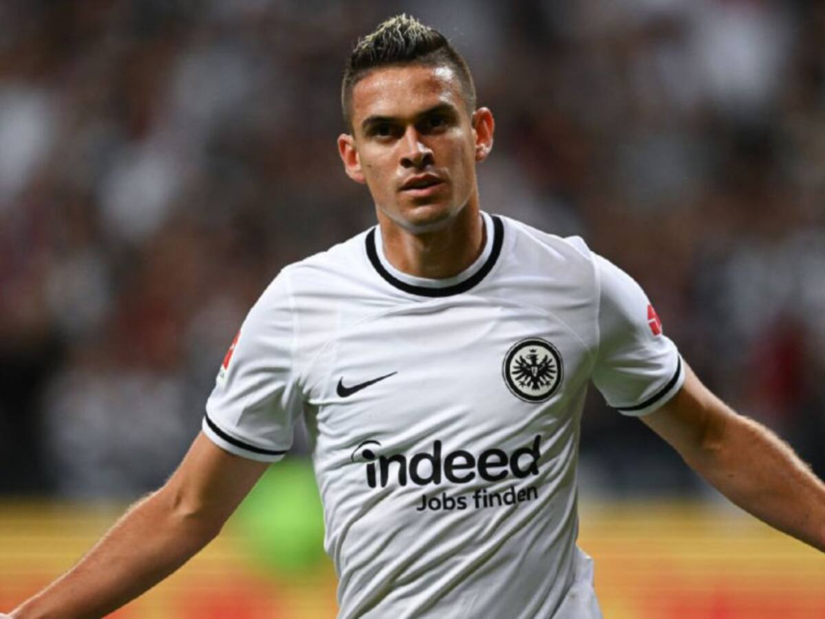 Rafael Santos Borré rompió la sequía y regresó al gol con el Eintracht