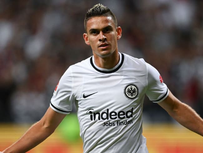 Rafael Santos Borré volvió a celebrar con el Eintracht Frankfurt