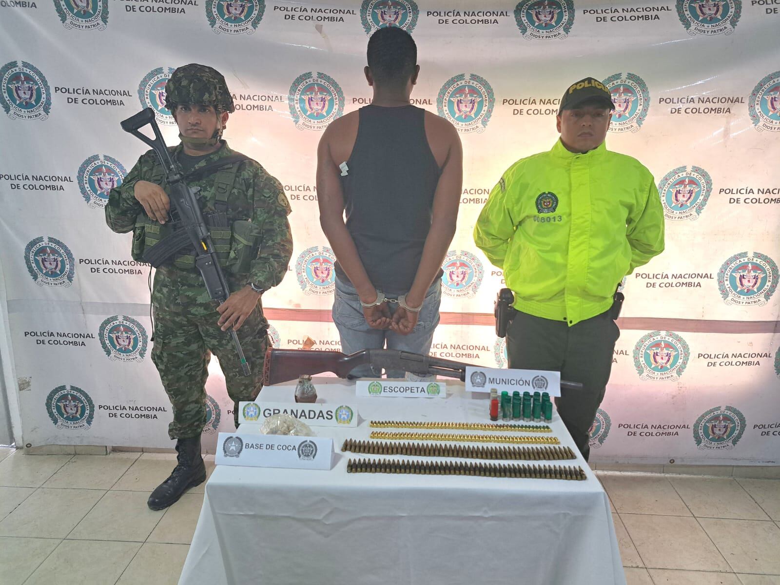 Captura de alias papo/ Foto: cortesía Ejército Nacional