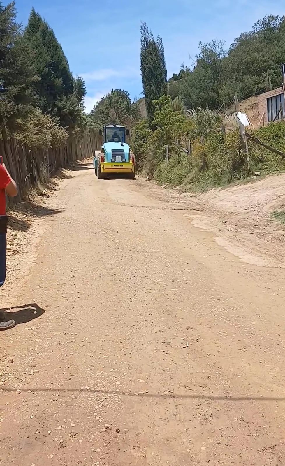 Entre el 16 y 17 de septiembre la comunidad de la vereda Pirgua de Tunja (Boyacá), realizarán el acto inaugural de las vías en el sector / Foto: Suministrada.