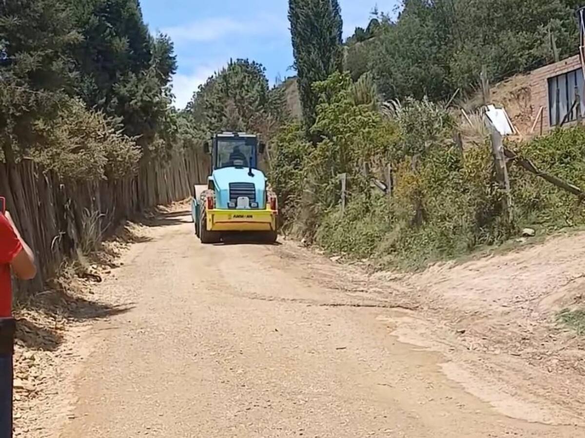 Gracias a la comunidad, la vereda Pirgua de Tunja tendrá vías transitables