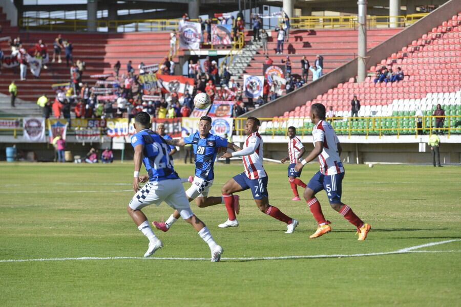 Duelo de Liga entre Boyacá Chicó y Junior / Colprensa