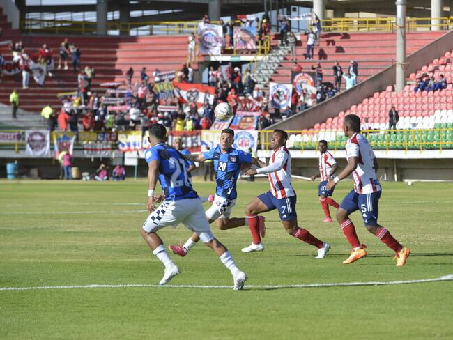 Duelo de Liga entre Boyacá Chicó y Junior / Colprensa