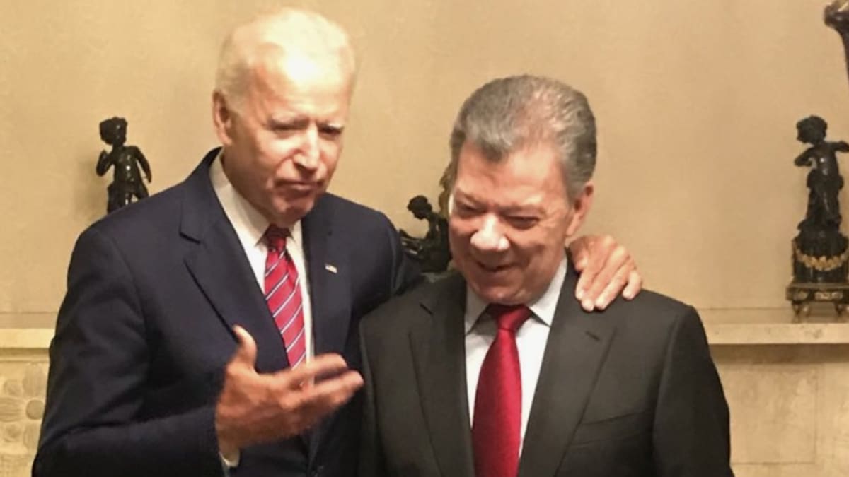 ¡Felicitaciones amigo!, el mensaje de Juan Manuel Santos a Joe Biden