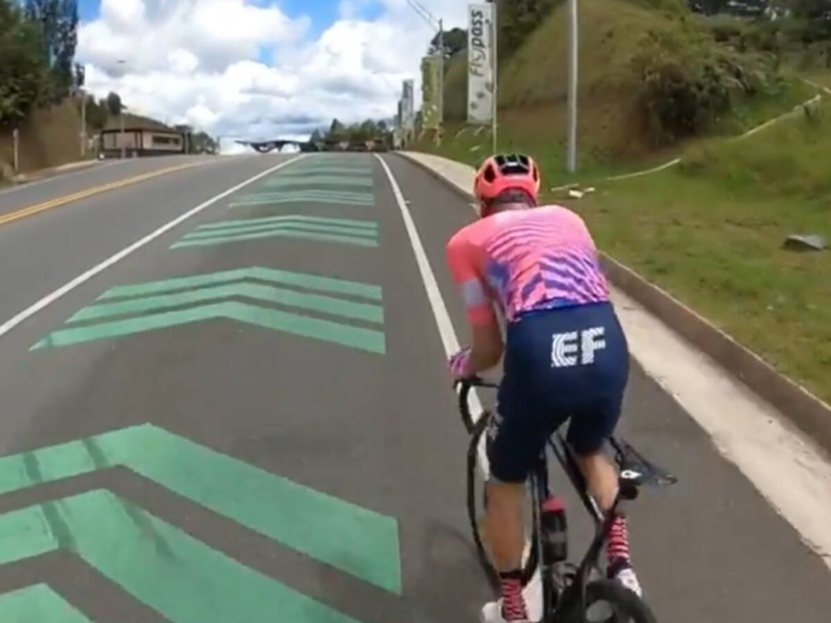 Rigoberto Urán regresó a los entrenamientos en la carretera