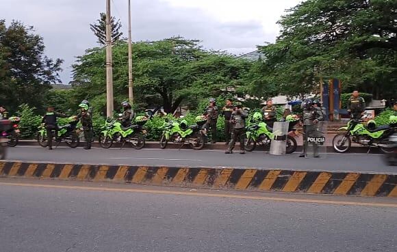 600 uniformados acompañan jornadas de protesta de taxistas en Cúcuta