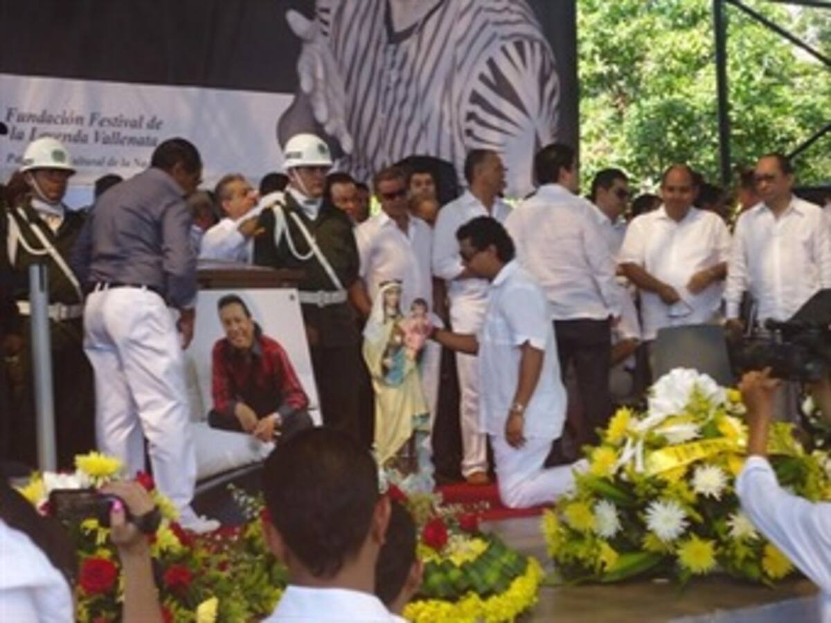 En fotos el homenaje musical a Diomedes Díaz en la Plaza Alfonso López