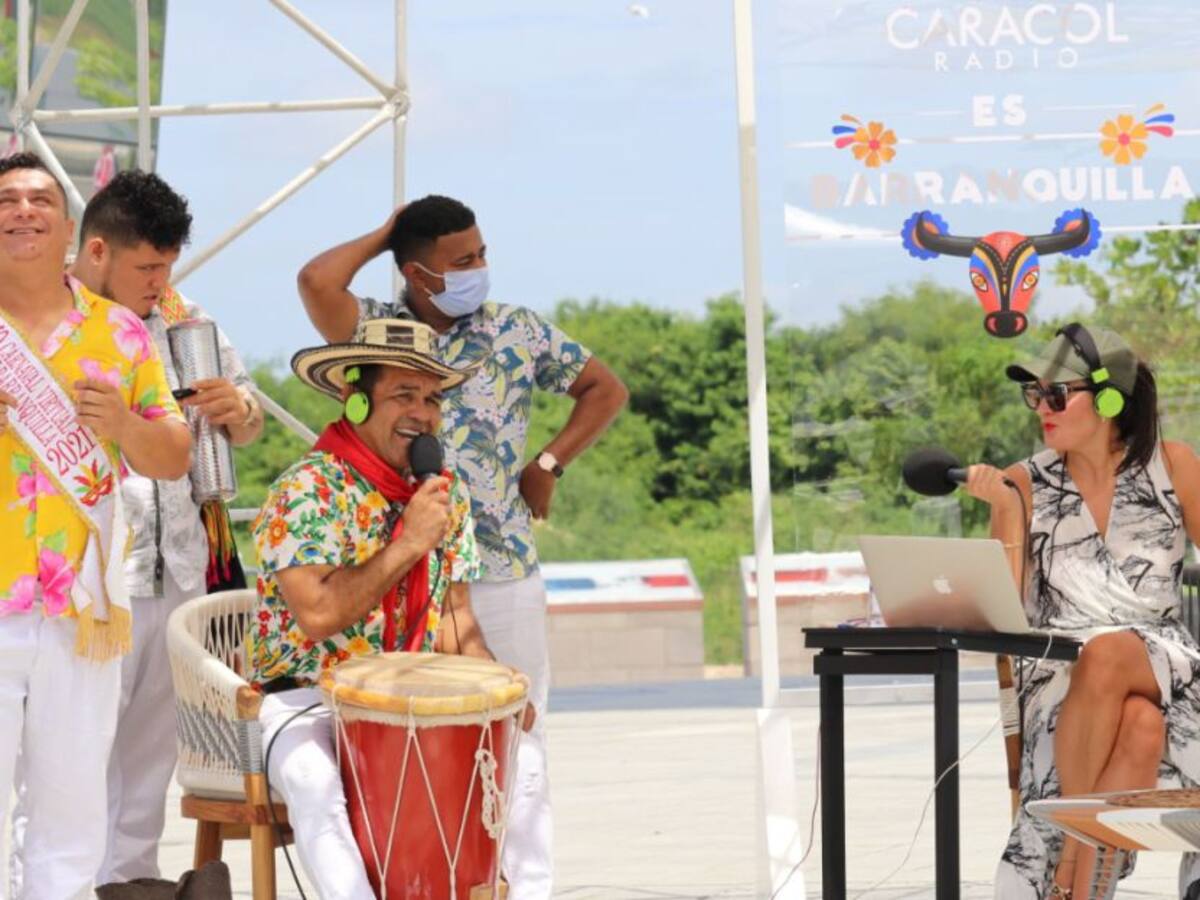 Así se vivió la 'fiebre tricolor' de Caracol Radio en Barranquilla