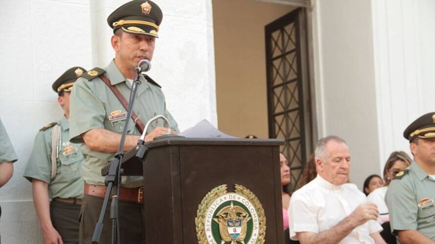El hecho delincuencial se registró en la glorieta de la entrada al Aeropuerto ‘Simón Bolívar. Foto: Cortesía: Policía Metropolitana de Santa Marta.