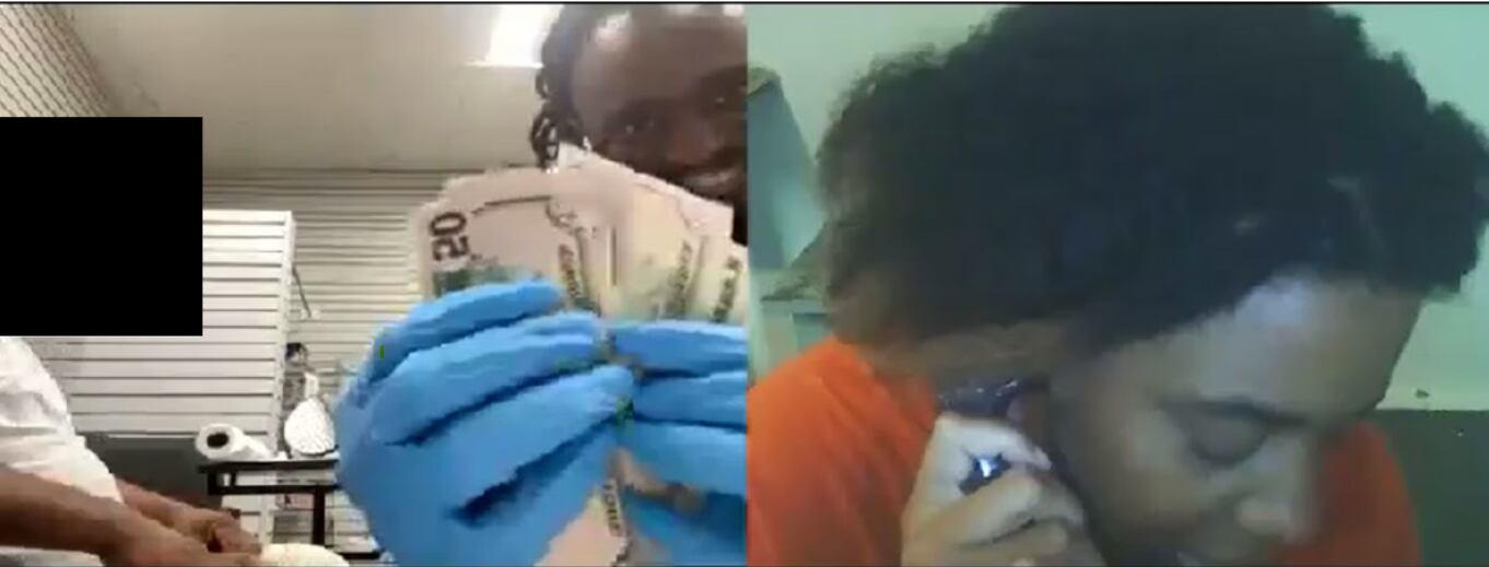 Colombian Lover showing off their fraudulent earnings, while New Jersey Woman is in jail. Imagen tomada de la Office of Public Affairs del U.S. Department of Justice